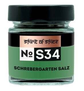 Schrebergarten Salz - Gew&uuml;rzglas