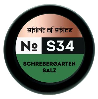 Schrebergarten Salz - Gew&uuml;rzglas