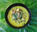 Rezept - Curry Suppe mit Ente und Litschis