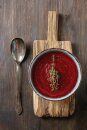 Rezept -  Rote Bete Suppe mit Ingwer, Thymian und Orange