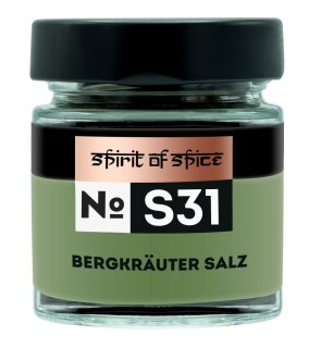 Bergkräuter Salz - Gewürzglas