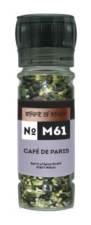 Caf&eacute; de Paris - Glas mit M&uuml;hle